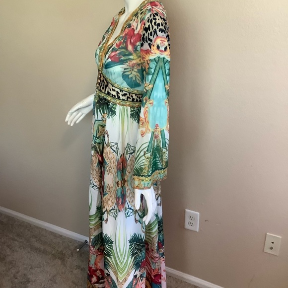 Miss Rosier Floral and Animal Print Maxi Dress - Picture 10 of 13